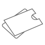 Geld-Börsen, Kartenhalter Lineart