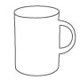 Trinkbecher Lineart