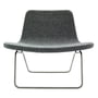 Hay Ray Lounge Chair Stoff grau
