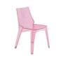 Poly Stuhl - transluzent rosa