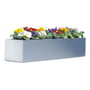 Radius-Design Blumenkasten aus Edelstahl
