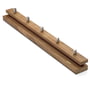 Cutter Kleiderleiste, Teak, klein
