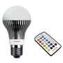 Moree - RGB LED Leuchtmittel mit Fernbedienung (E 27)