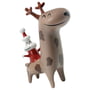 A di Alessi - Christmas Cow Boy Porzellanfigur