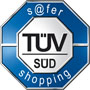 TÜV SÜD s@fer-shopping Prüfzeichen