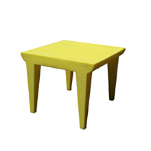 Kartell Bubble Club Tisch - hellgelb