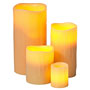 Enjoy Lighting - LED Echtwachskerze, Bienenwachs Gruppe