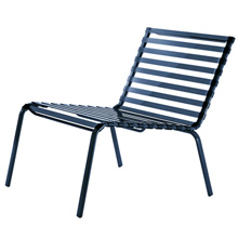 Magis Striped Lounge Sessel - blau