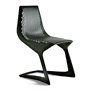 Myto Freischwinger Stuhl - schwarz