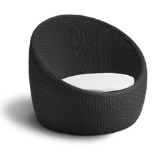 Skagerak Coco Lounge Chair, schwarz
