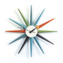 Sunburst Clock (multicoloured) by George Nelson