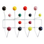 The multicoloured Eames 'Hang it all' wardrobe by Vitra