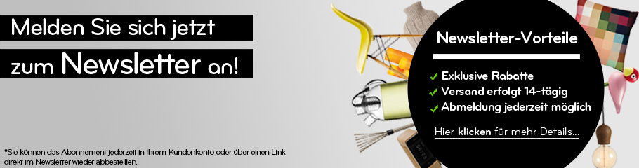 Jetzt zum Connox Newsletter anmelden!