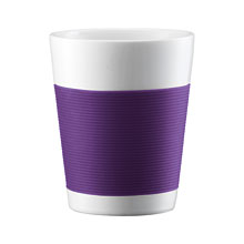 Bodum Canteen - Tasse, doppelwandig 0,2L - lila (2er-Set)