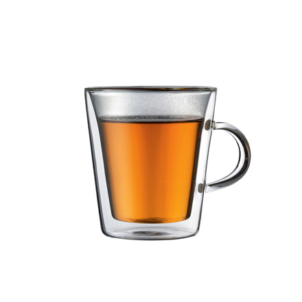Bodum CANTEEN Glas mit Griff - 0.2l (2er Set)