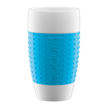 Bodum Pavina Porzellan-Becher, 0,4l, blau (2er-Set)