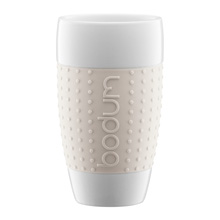 zum Artikel Bodum Pavina Porzellan-Becher, 0,4l, créme-weiß (2er-Set)