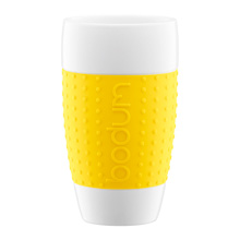 Bodum Pavina Porzellan-Becher, 0,4l, gelb (2er-Set)