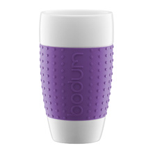 Bodum Pavina Porzellan-Becher, 0,4l, lila (2er-Set)