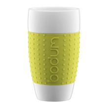 Bodum Pavina Porzellan-Becher, 0,4l, limette (2er-Set)