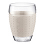 Bodum Pavina Glas, 0,45l, créme-weiß (2er-Set)