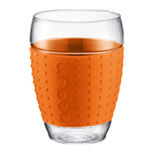 zum Artikel Bodum Pavina Glas, 0,45l, orange (2er-Set)