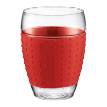 zum Artikel Bodum Pavina Glas, 0,45l, rot (2er-Set)