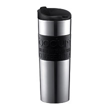 Bodum Travel Press, 0,45 L - Edelstahl / schwarz