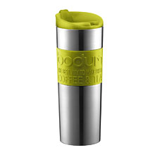 Bodum Travel Press, 0,45 L - Edelstahl / limette