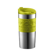 Bodum Travel Press, 0,35 L - Edelstahl / limette