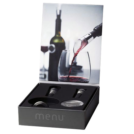 Bild: Wein-Geschenkset - 4tlg., Vignon | Servieren > Weinzubehör