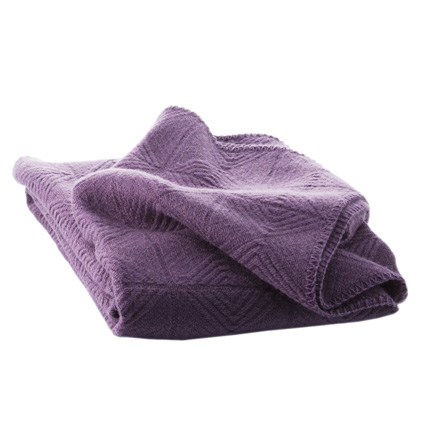 zum Artikel Normann Copenhagen Plaid Wolldecke, dunkellila