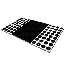 Radius Design Fußmatte Feet-Back II, schwarz