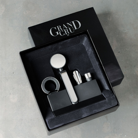 Grand Cru Wein-Set mit Halter