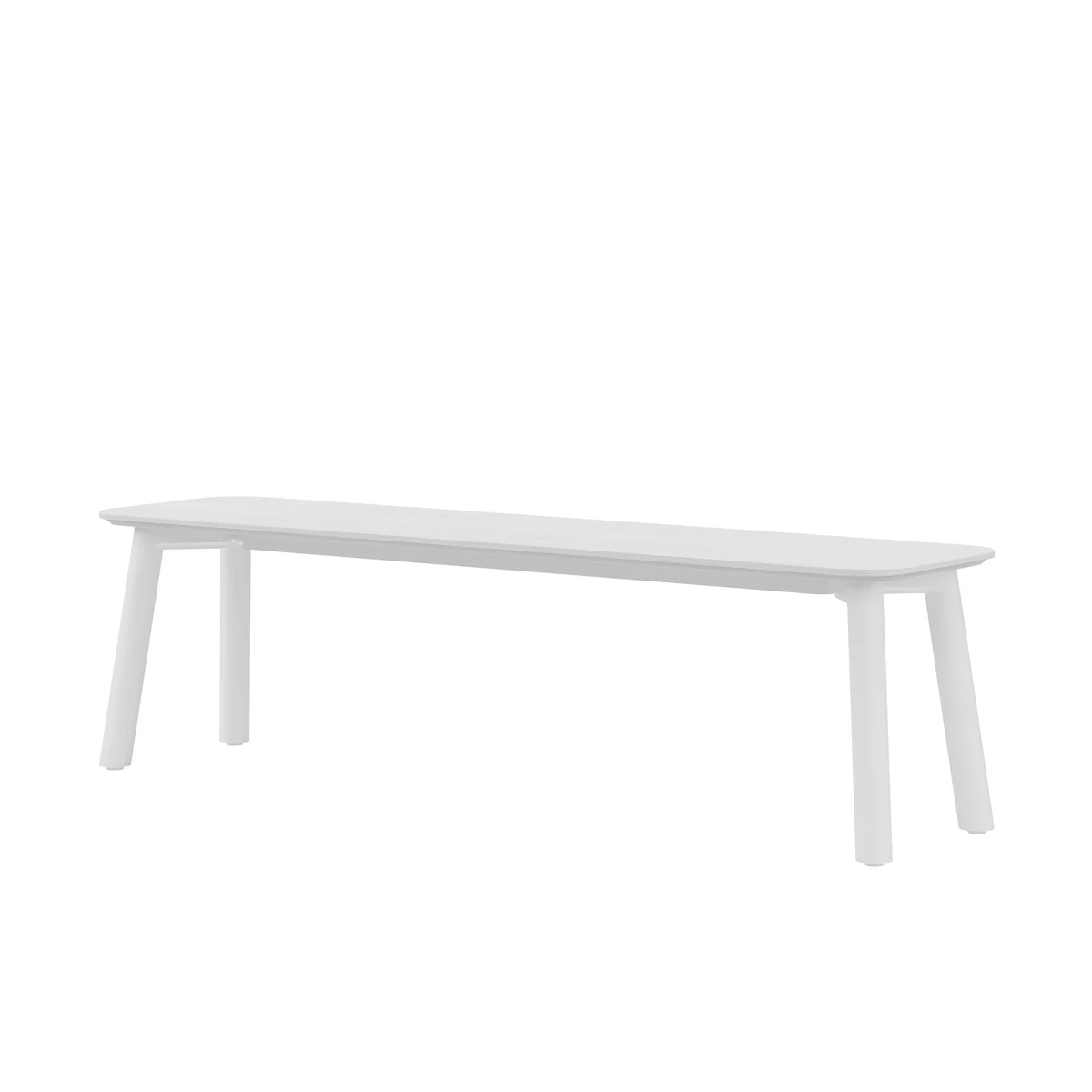 Meyer Color Bank 180 x 40 cm, Esche lackiert, weiß von OUT Objekte unserer Tage