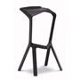Plank - Miura Stool, schwarz (RAL 9005)