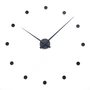 Radius Design - Flexible Wanduhr, schwarz