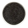 Marimekko - Oiva Räsymatto Teller Ø 25 cm, schwarz / weiß
