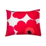 Marimekko - Unikko Kopfkissenbezug 65 x 65 cm, rot / weiß
