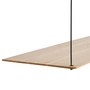 Woud - Regalbrett für Stedge Wandregal 80 cm, Eiche weiß pigmentiert