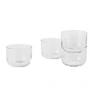 Muuto - Corky Trinkglas (4er-Set), low, clear