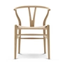 Carl Hansen - CH24 Wishbone Chair, Eiche geseift / Naturgeflecht