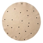 Ferm Living - Jute Carpet, Black dots, large
