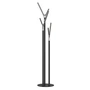 Frost - Wishbone Kleiderständer, Chrom poliert / schwarz