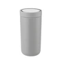 Stelton - To Go Click 0,4 l, doppelwandig, matt hellgrau