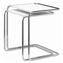 Thonet - B 97 Satztisch-Set, Chrom / Decklack reinweiß (RAL 9010)