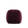 freistil - 173 Pouf, Ø 55 cm, schwarzrot (6085)