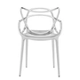 Kartell - Masters Stuhl, metallic verchromt
