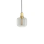 Normann Copenhagen - Amp Pendelleuchte small, smoke / Messing
