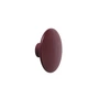 Muuto - Wandhaken "The Dots" single small, burgundy